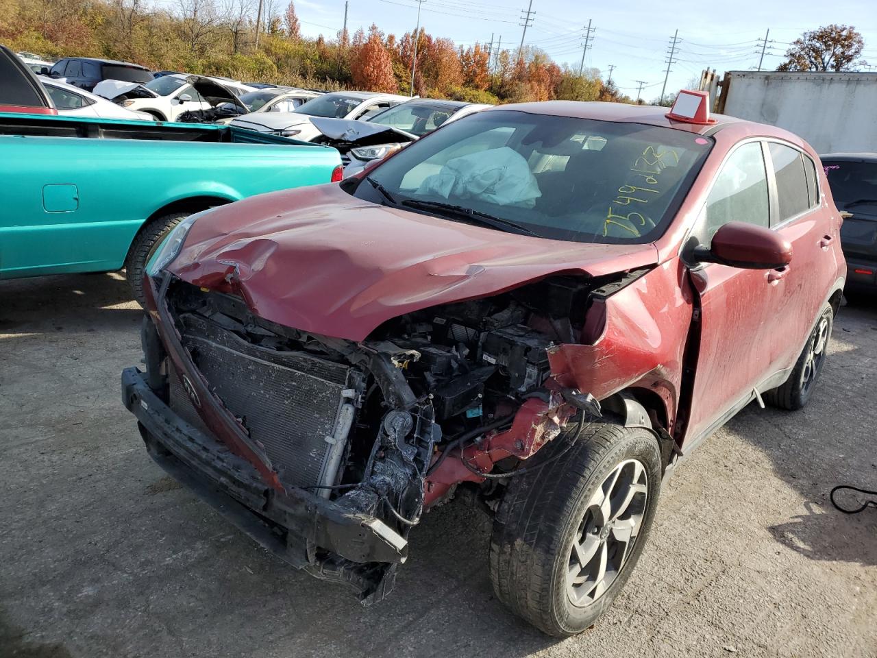 Image 1 of 2020 KIA SPORTAGE LX 2020 with VIN KNDPM3AC0L7640556