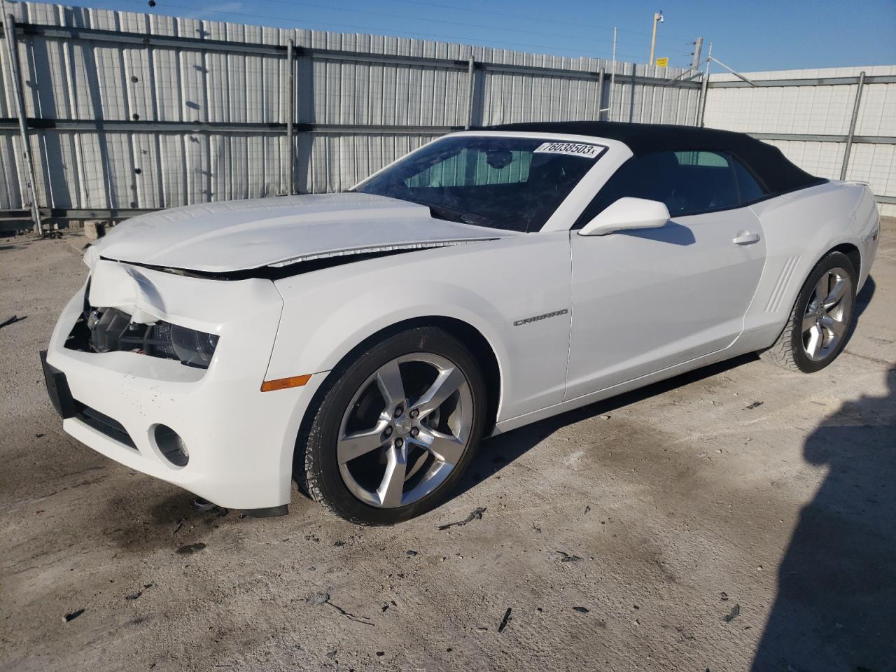 Image 1 of 2011 CHEVROLET CAMARO LT 2011 with VIN 2G1FC3DDXB9214396