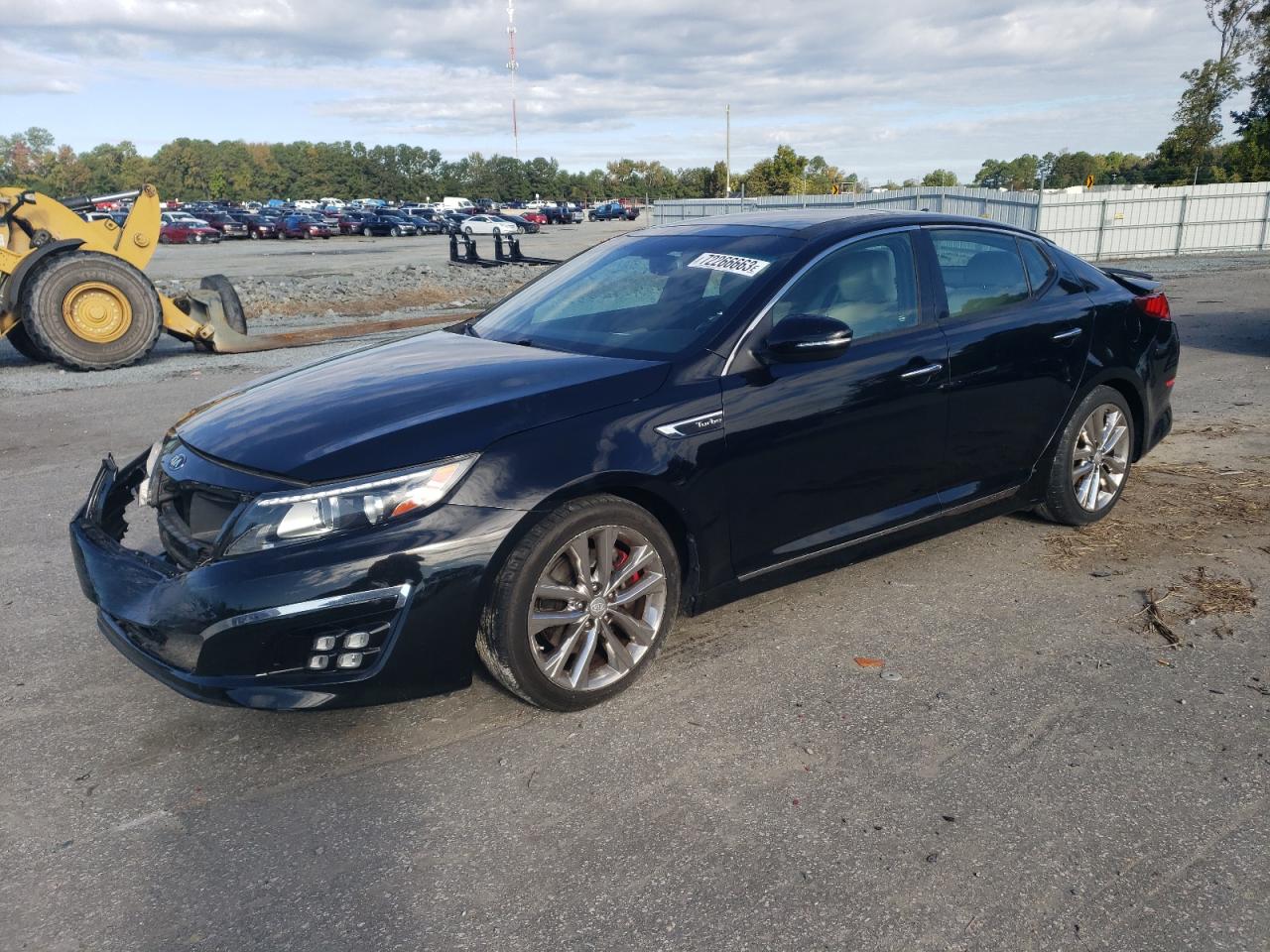 Image 1 of 2015 KIA OPTIMA SX 2015 with VIN 5XXGR4A65FG362489