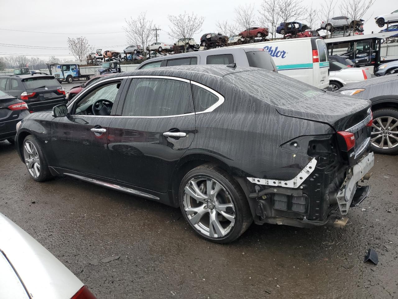 Image 2 of 2018 INFINITI Q70L 3.7 LUXE 2018 with VIN JN1BY1PR7JM370077