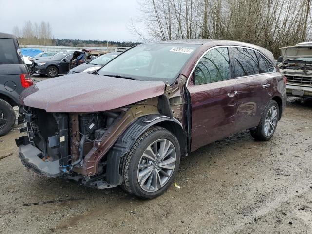 Image 1 of 2017 ACURA MDX TECHNOLOGY 2017 with VIN 5FRYD4H54HB021220