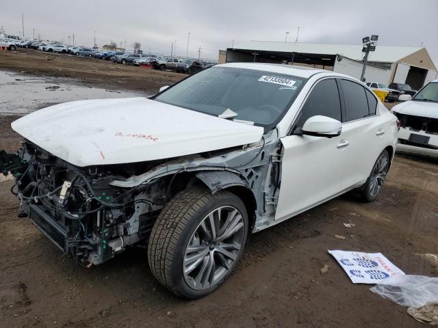 Image 1 of 2018 INFINITI Q50 LUXE 2018 with VIN JN1EV7ARXJM441693