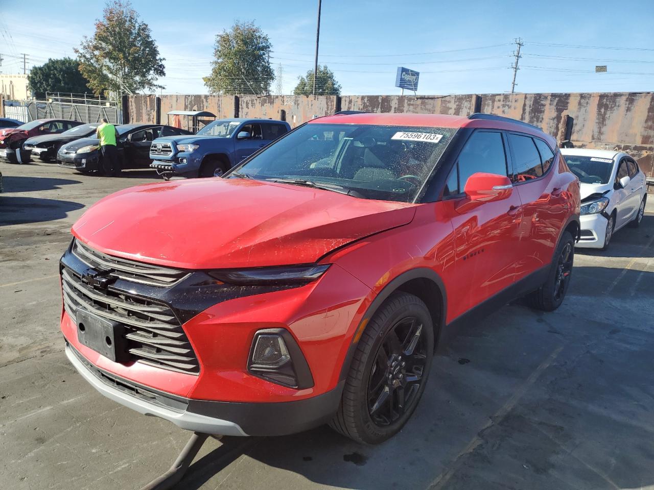 Image 1 of 2019 CHEVROLET BLAZER 2LT 2019 with VIN 3GNKBCRS5KS703752
