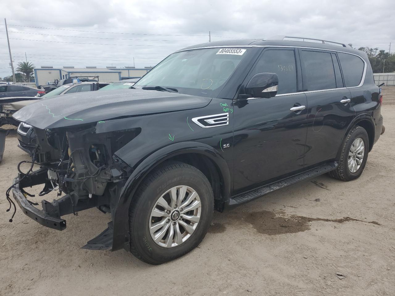 Image 1 of 2018 INFINITI QX80 BASE 2018 with VIN JN8AZ2NF3J9663602