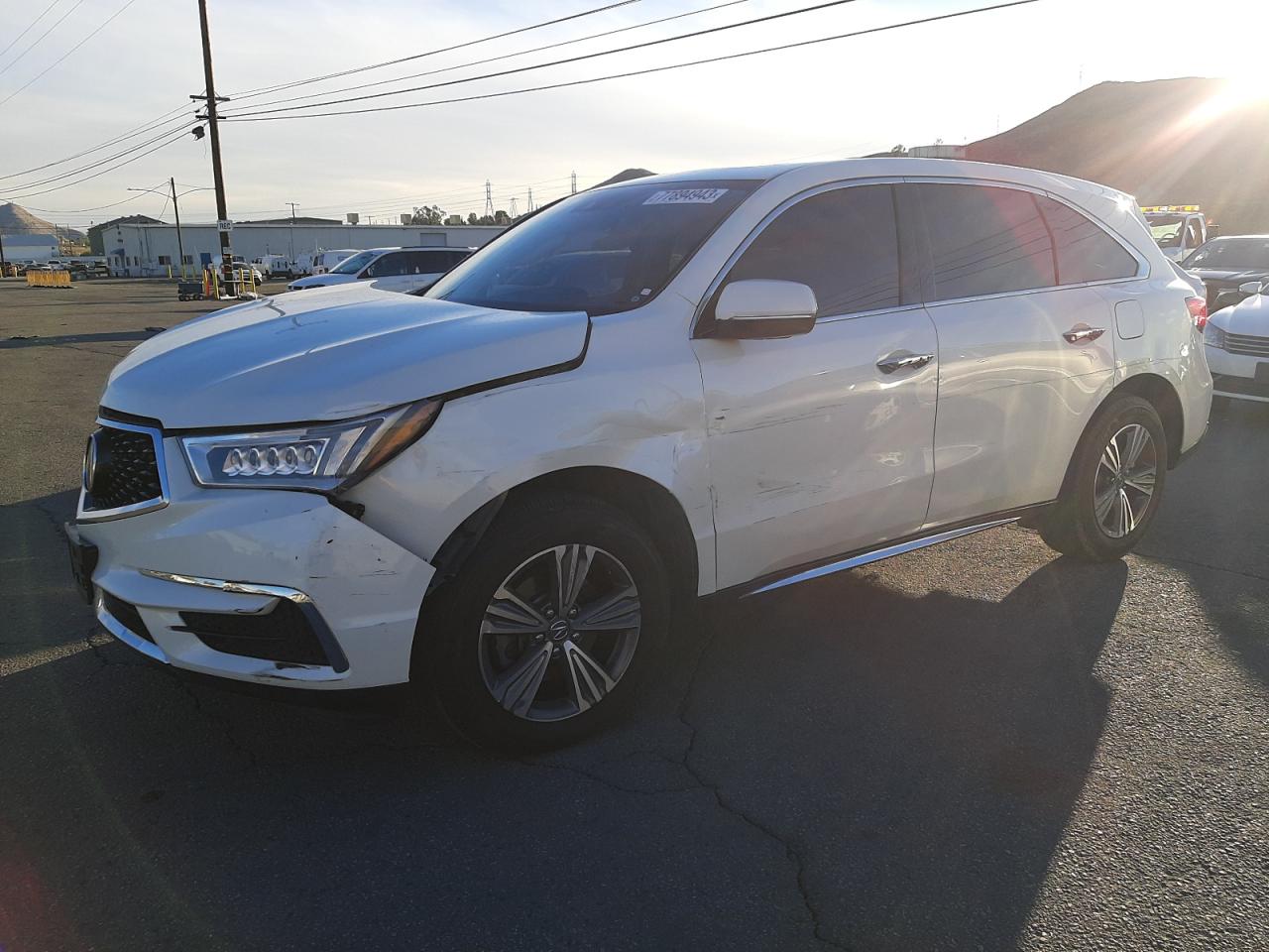 Image 1 of 2019 ACURA MDX  2019 with VIN 5J8YD3H31KL010188