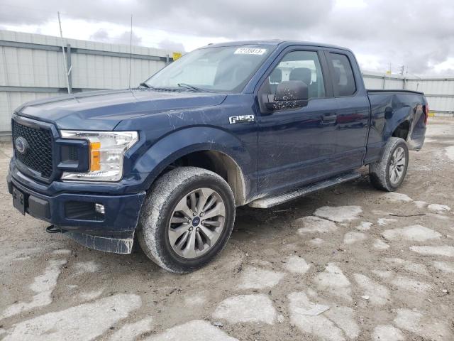 Image 1 of 2018 FORD F-150 SUPER CAB 2018 with VIN 1FTEX1EP9JFE43128