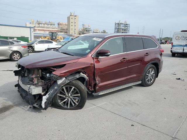 Image 1 of 2018 TOYOTA HIGHLANDER SE 2018 with VIN 5TDKZRFH1JS263287