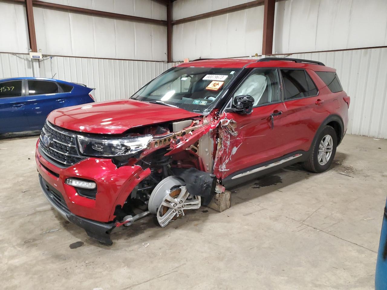 Image 1 of 2022 FORD EXPLORER XLT 2022 with VIN 1FMSK8DH5NGC05678