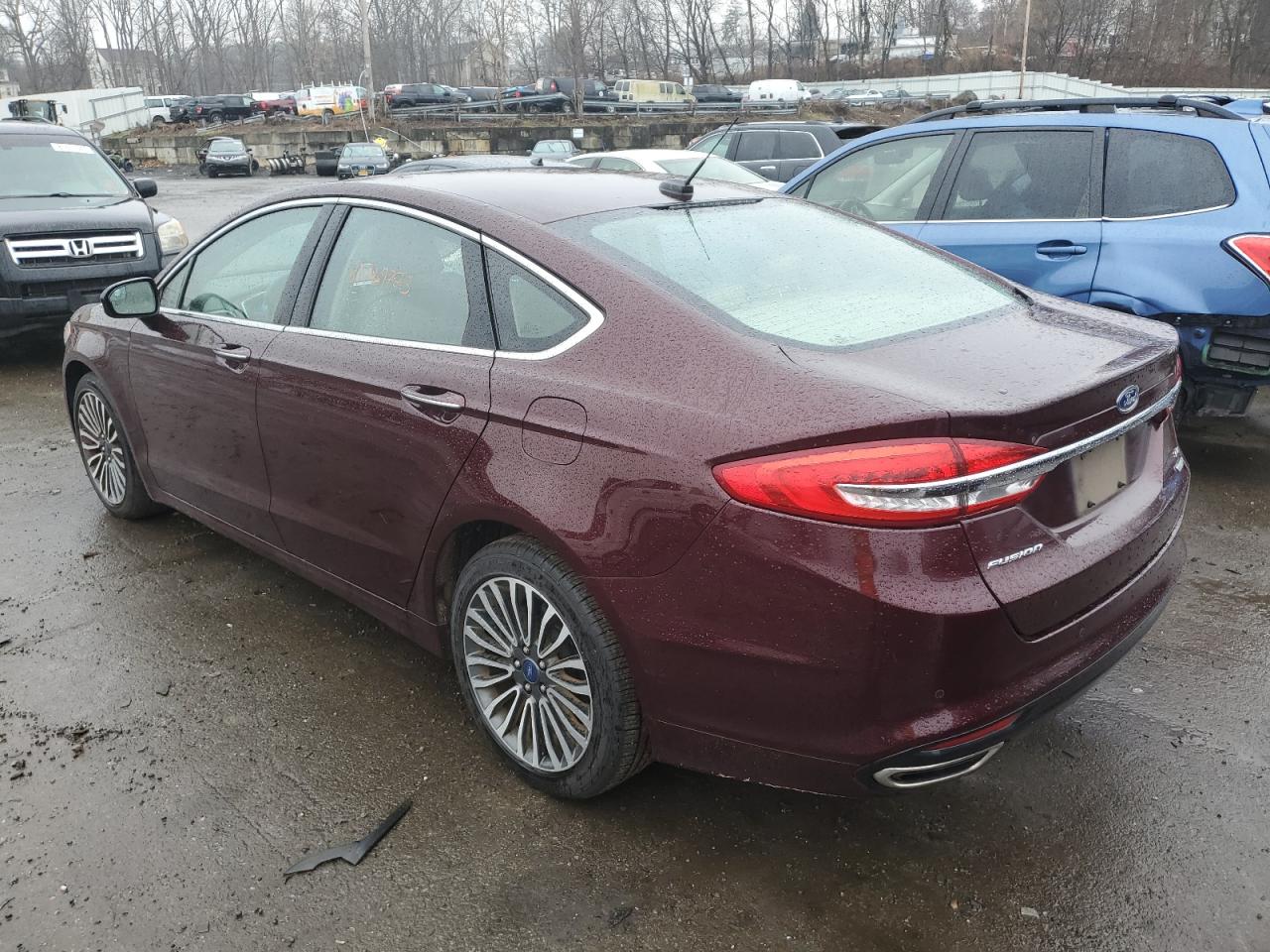 Image 2 of 2017 FORD FUSION SE 2017 with VIN 3FA6P0T97HR268819