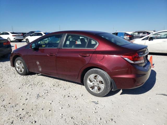 Image 2 of 2014 HONDA CIVIC LX 2014 with VIN 19XFB2F50EE241784