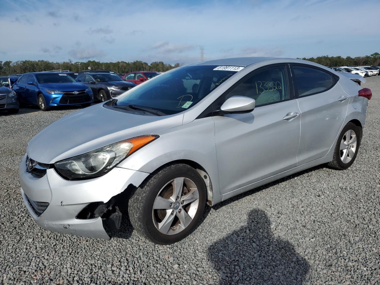 Image 1 of 2011 HYUNDAI ELANTRA GLS 2011 with VIN KMHDH4AE4BU144637