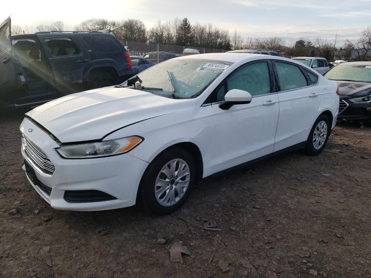 Image 1 of 2014 FORD FUSION S 2014 with VIN 1FA6P0G71E5367417