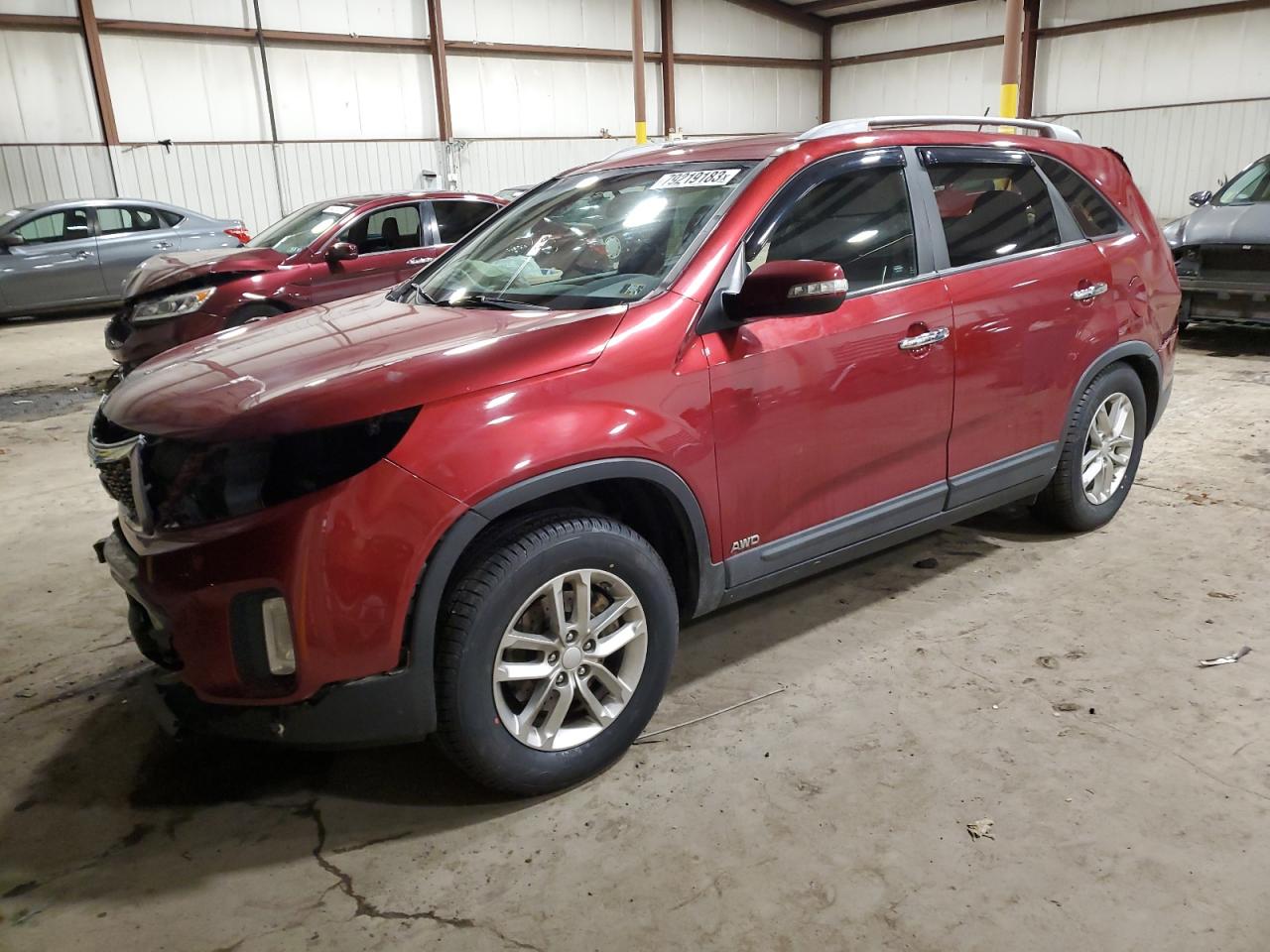 Image 1 of 2015 KIA SORENTO LX 2015 with VIN 5XYKTDA75FG569609