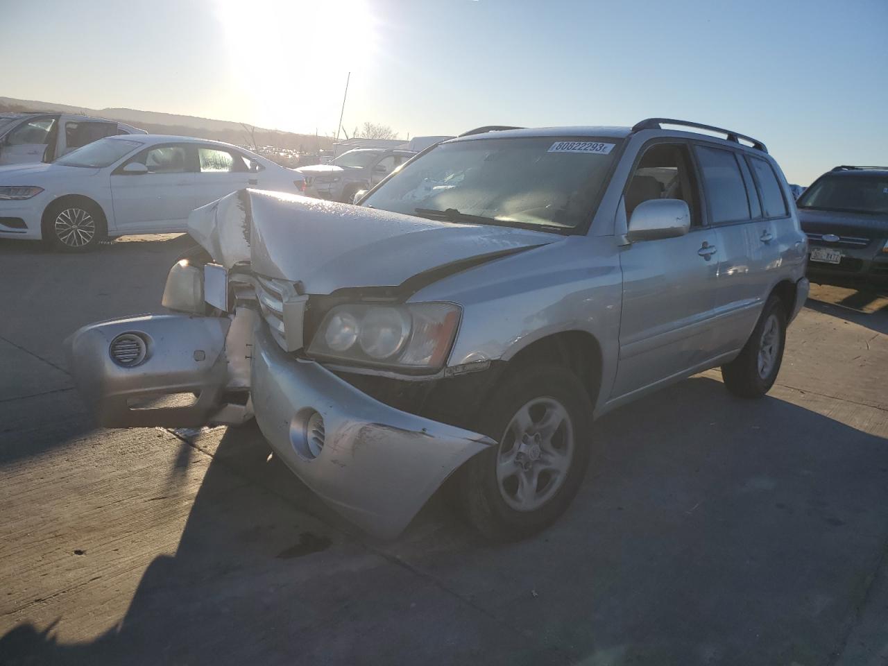 Image 1 of 2002 TOYOTA HIGHLANDER LIMITED 2002 with VIN JTEGF21A720043605