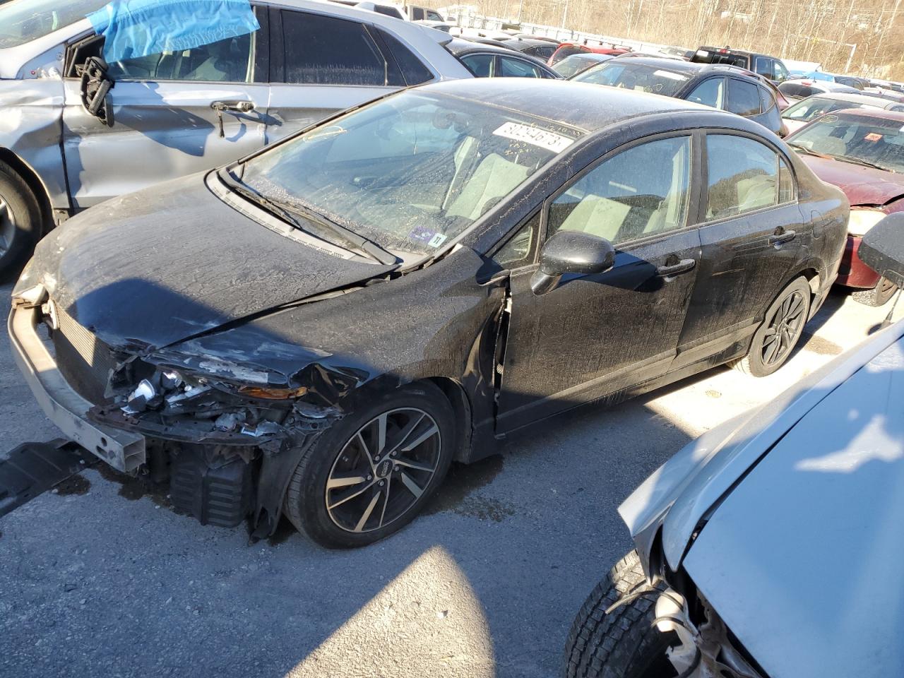 Image 1 of 2011 HONDA CIVIC LX 2011 with VIN 19XFA1F50BE050097