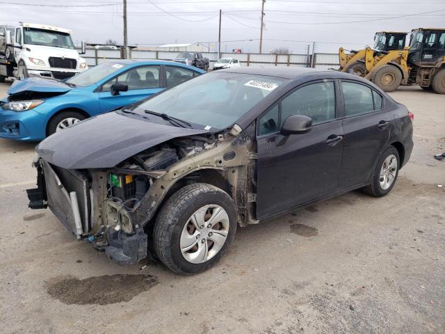 Image 1 of 2013 HONDA CIVIC LX 2013 with VIN 2HGFB2F59DH568107