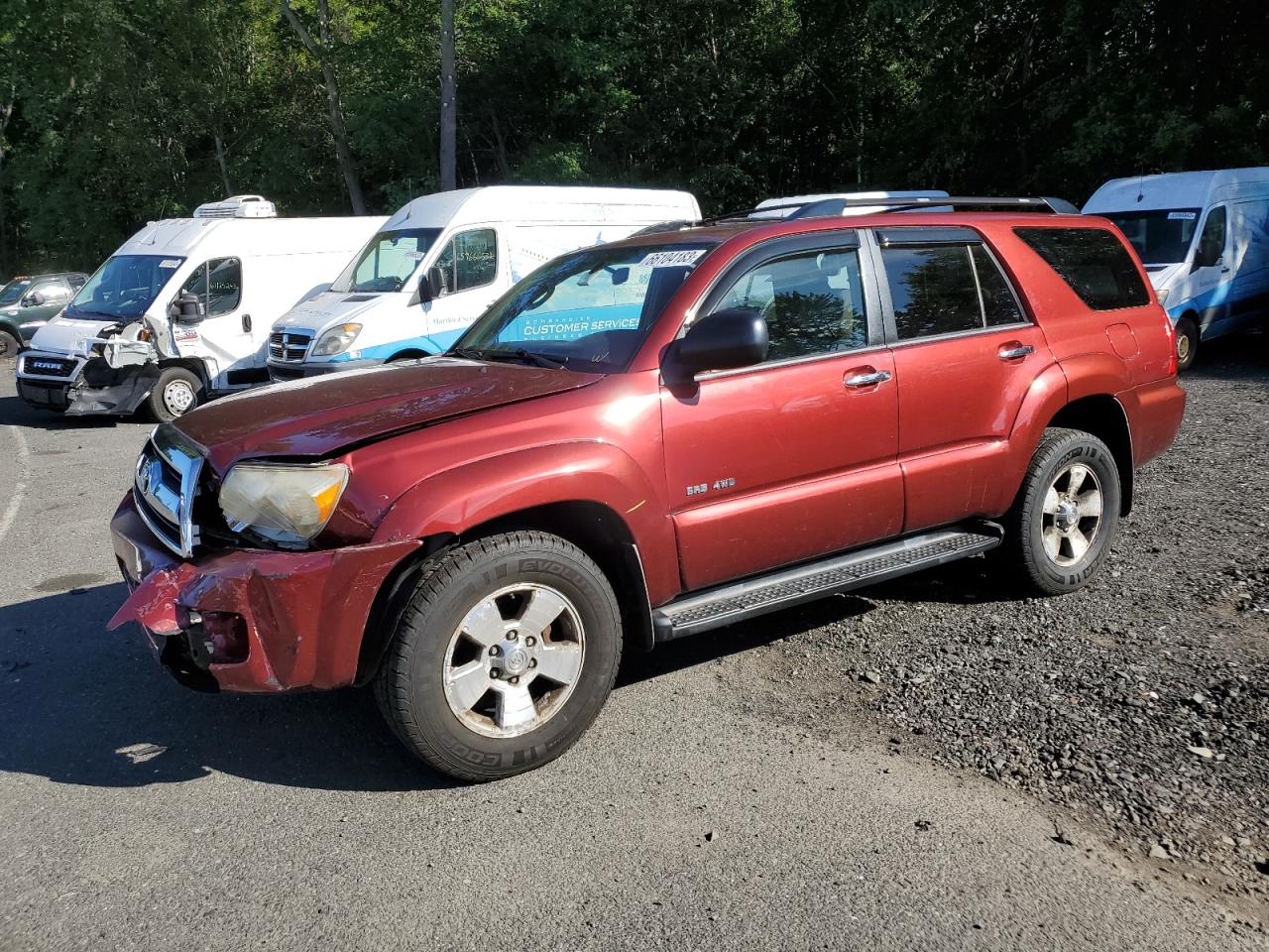 Image 1 of 2008 TOYOTA 4RUNNER SR5 2008 with VIN JTEBU14R98K033800