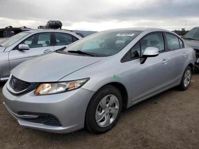 Image 1 of 2013 HONDA CIVIC LX 2013 with VIN 19XFB2F56DE242579