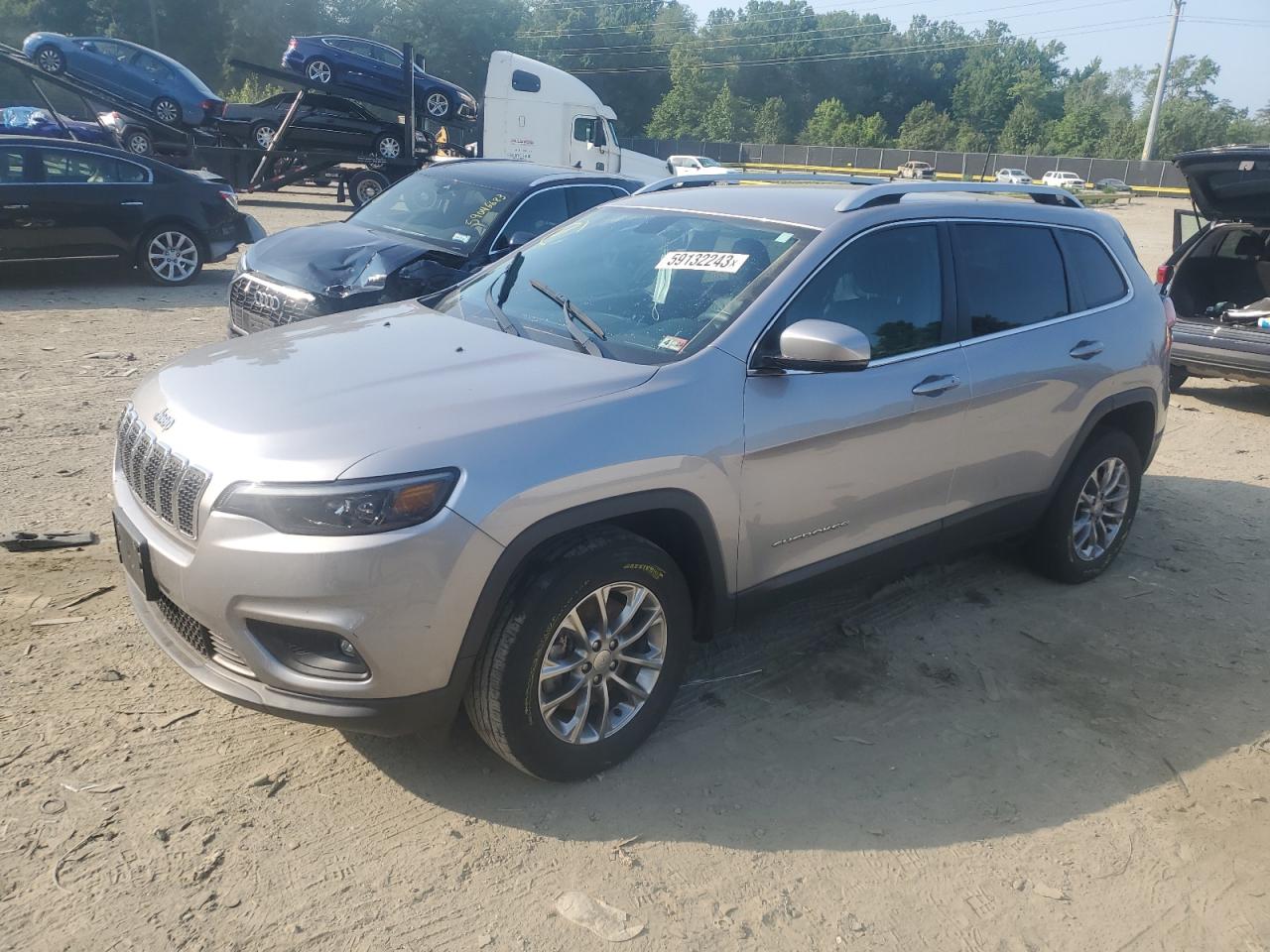 Image 1 of 2020 JEEP CHEROKEE LATITUDE PLUS 2020 with VIN 1C4PJMLB7LD579484