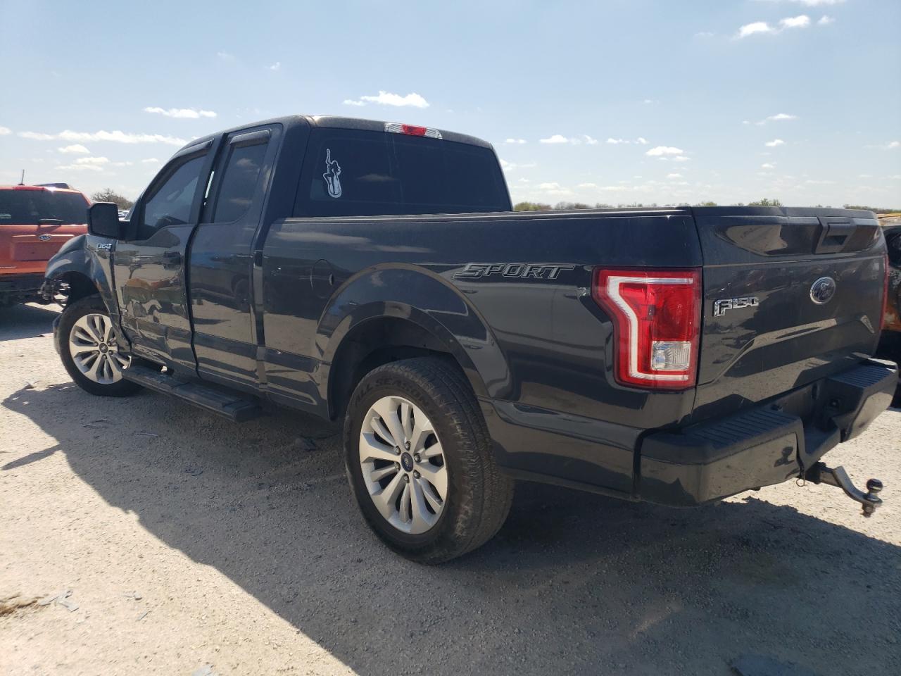 Image 2 of 2016 FORD F150 SUPER CAB 2016 with VIN 1FTEX1CP2GKF65400