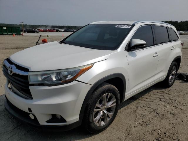 Изображение 1 2015 TOYOTA HIGHLANDER XLE 2015 с VIN 5TDKKRFH3FS045668