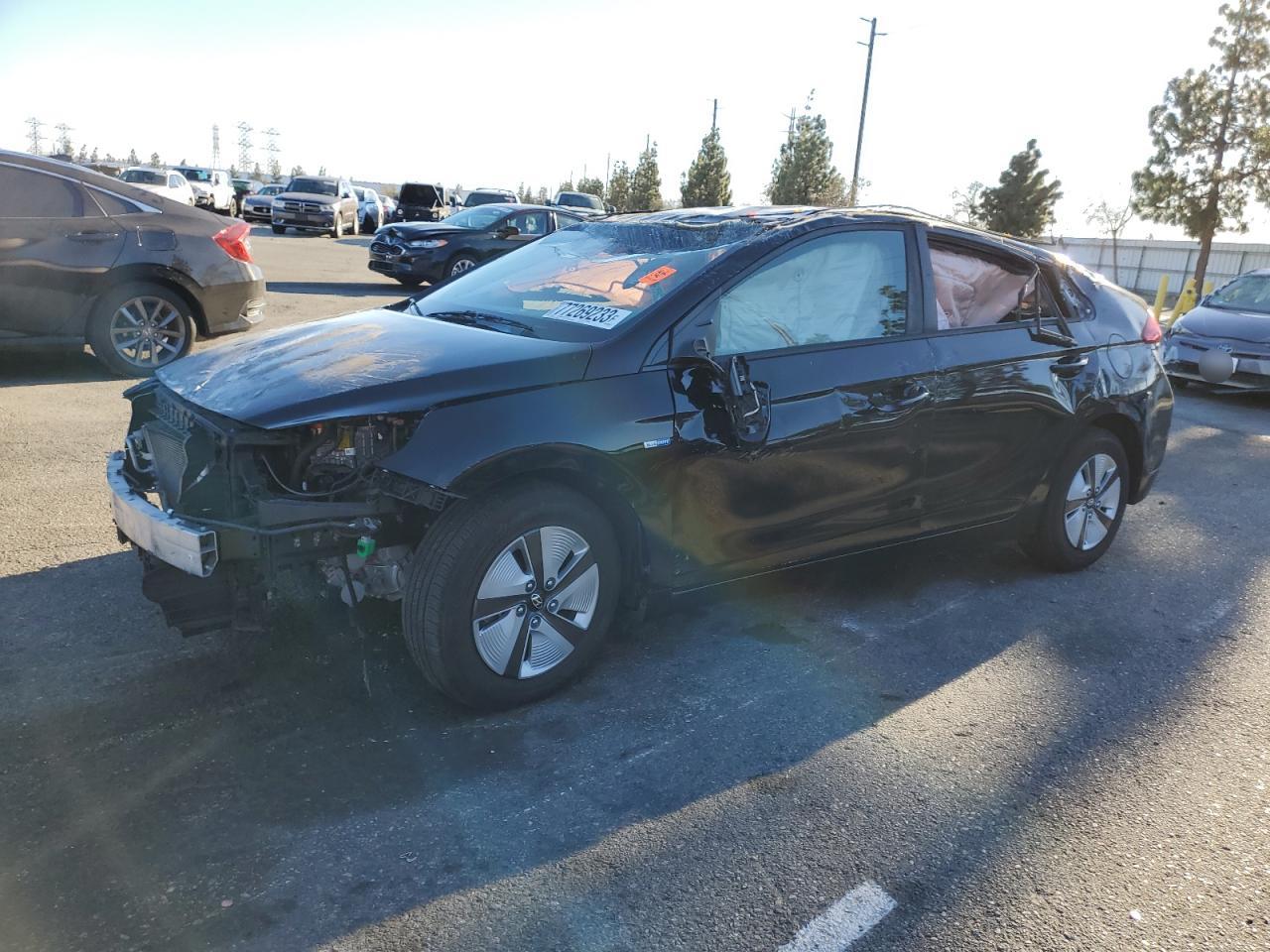 Image 1 of 2017 HYUNDAI IONIQ BLUE 2017 with VIN KMHC65LC4HU024543