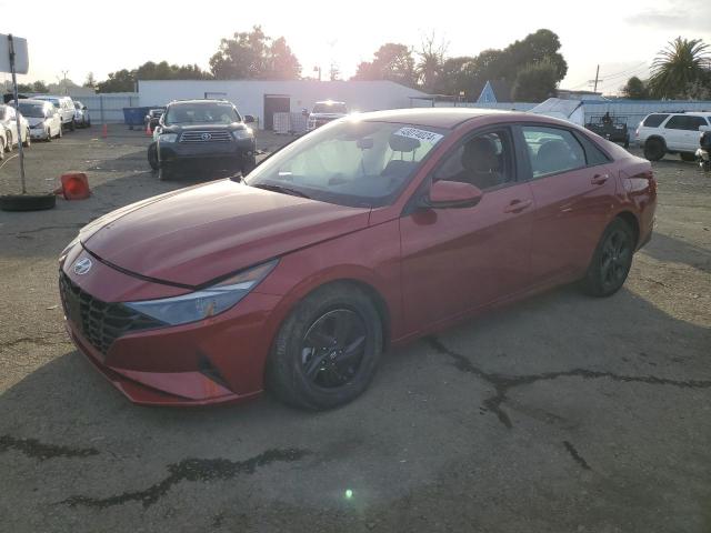 Image 1 of 2023 HYUNDAI ELANTRA BLUE 2023 with VIN KMHLM4AJXPU082351