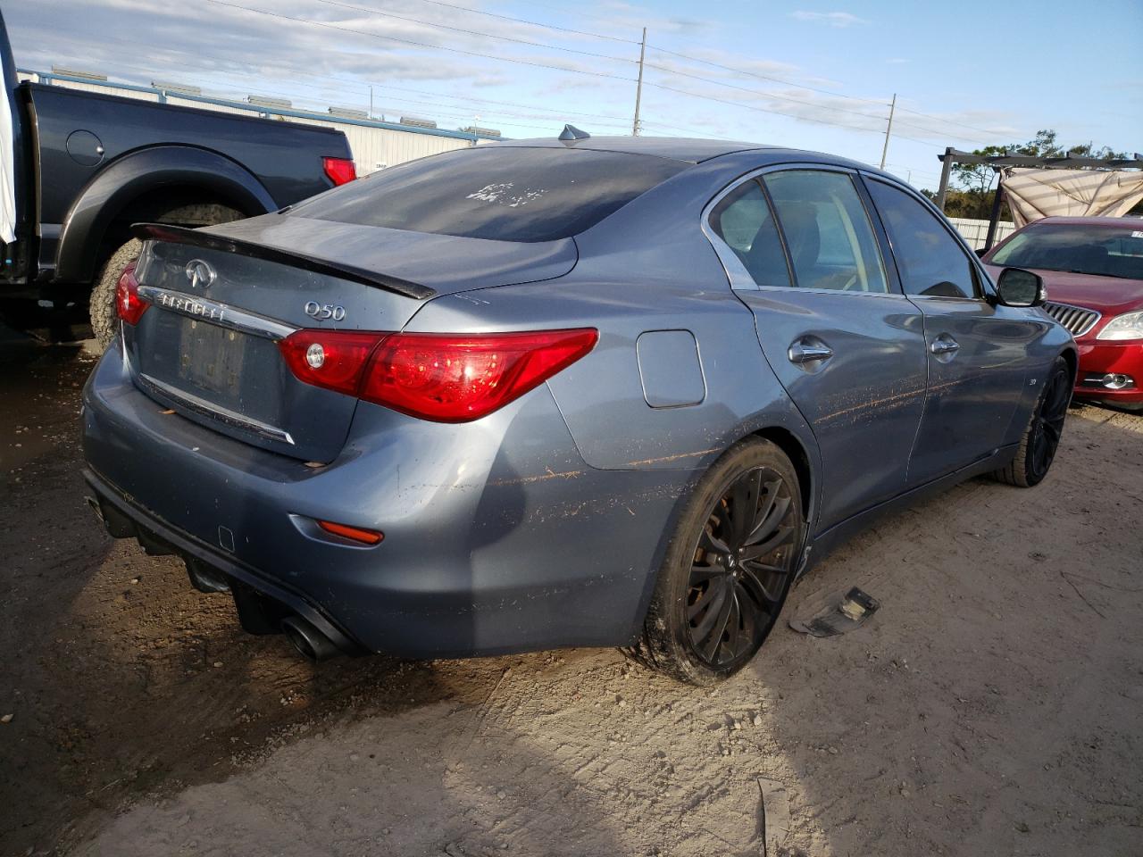 Image 3 of Infiniti Q50 Base 2014 with VIN JN1BV7AP4EM691454