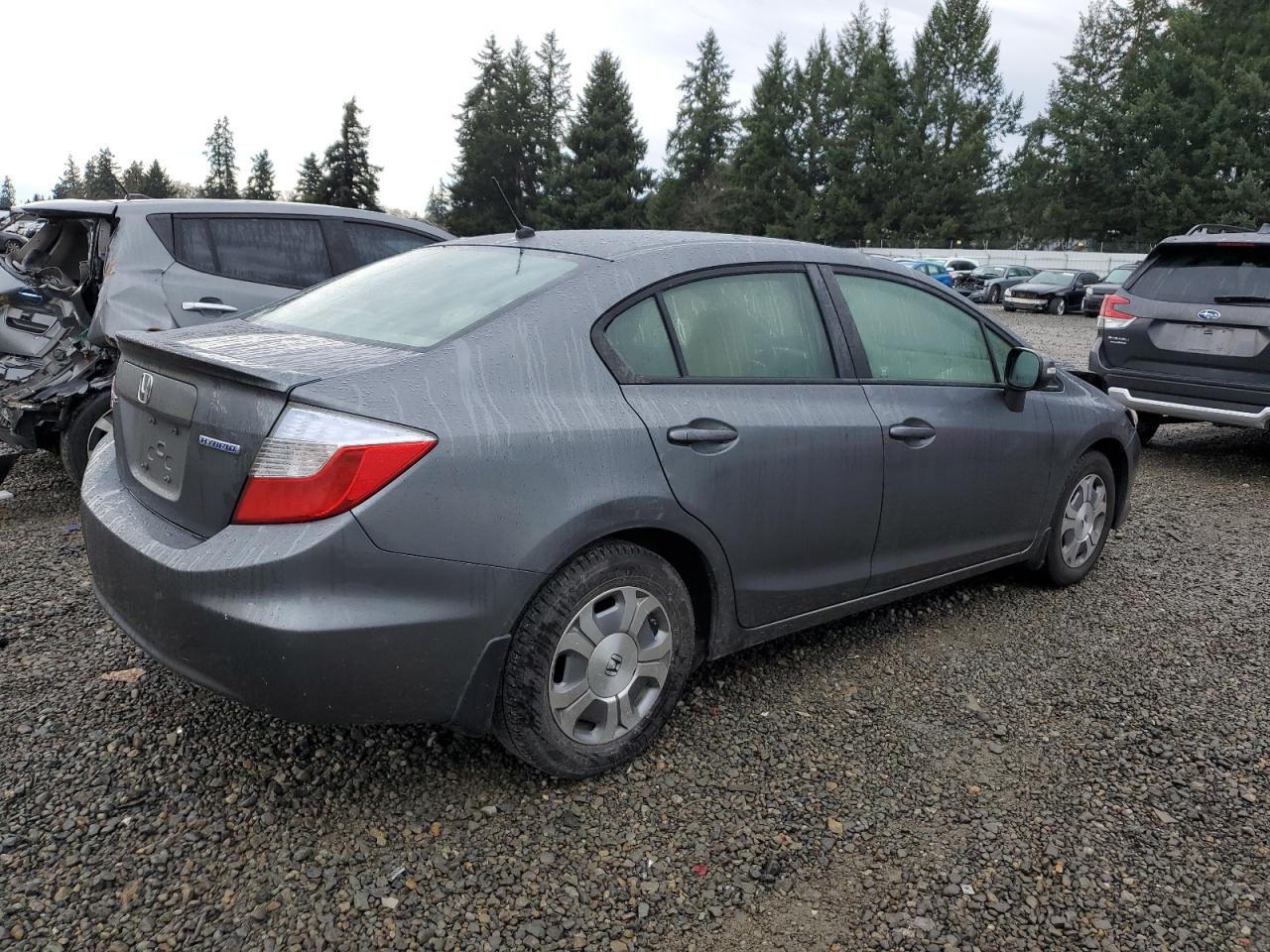 Image 3 of 2012 HONDA CIVIC HYBRID 2012 with VIN JHMFB4F20CS007039