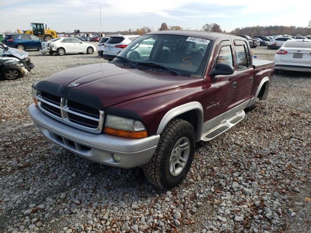 Image 2 of 2002 DODGE DAKOTA QUAD SLT 2002 with VIN 1B7HG48N62S587723