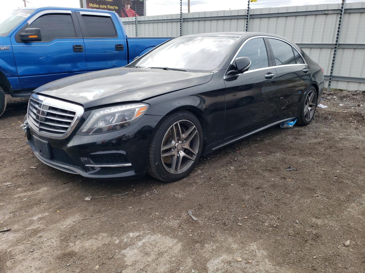 Image 1 of 2016 MERCEDES-BENZ S 550 4MATIC 2016 with VIN WDDUG8FB9GA217755