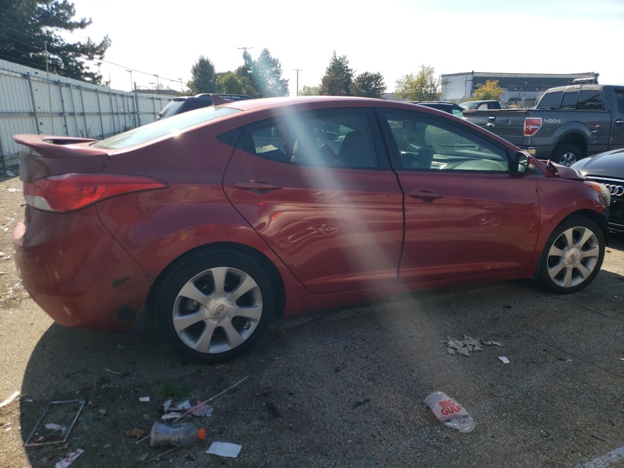 Image 3 of 2013 HYUNDAI ELANTRA GLS 2013 with VIN KMHDH4AE4DU527089