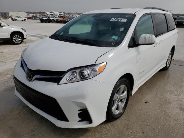 Image 1 of 2020 TOYOTA SIENNA LE 2020 with VIN 5TDKZ3DC2LS076227