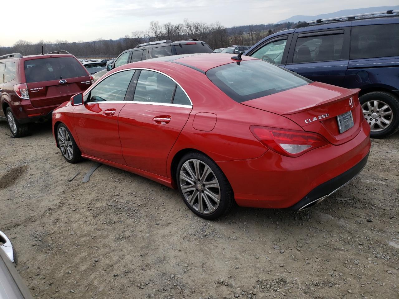 Image 2 of 2017 MERCEDES-BENZ CLA 250 4MATIC 2017 with VIN WDDSJ4GB9HN411955