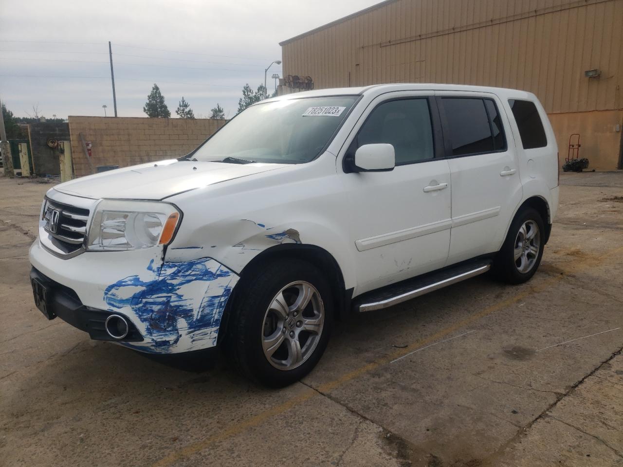 Image 1 of 2015 HONDA PILOT EXL 2015 with VIN 5FNYF3H50FB007589