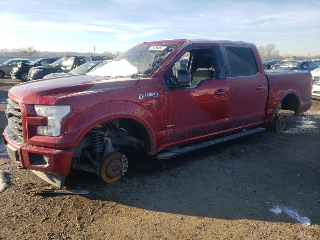 Image 1 of 2017 FORD F150 SUPERCREW 2017 with VIN 1FTEW1EP0HKD25411