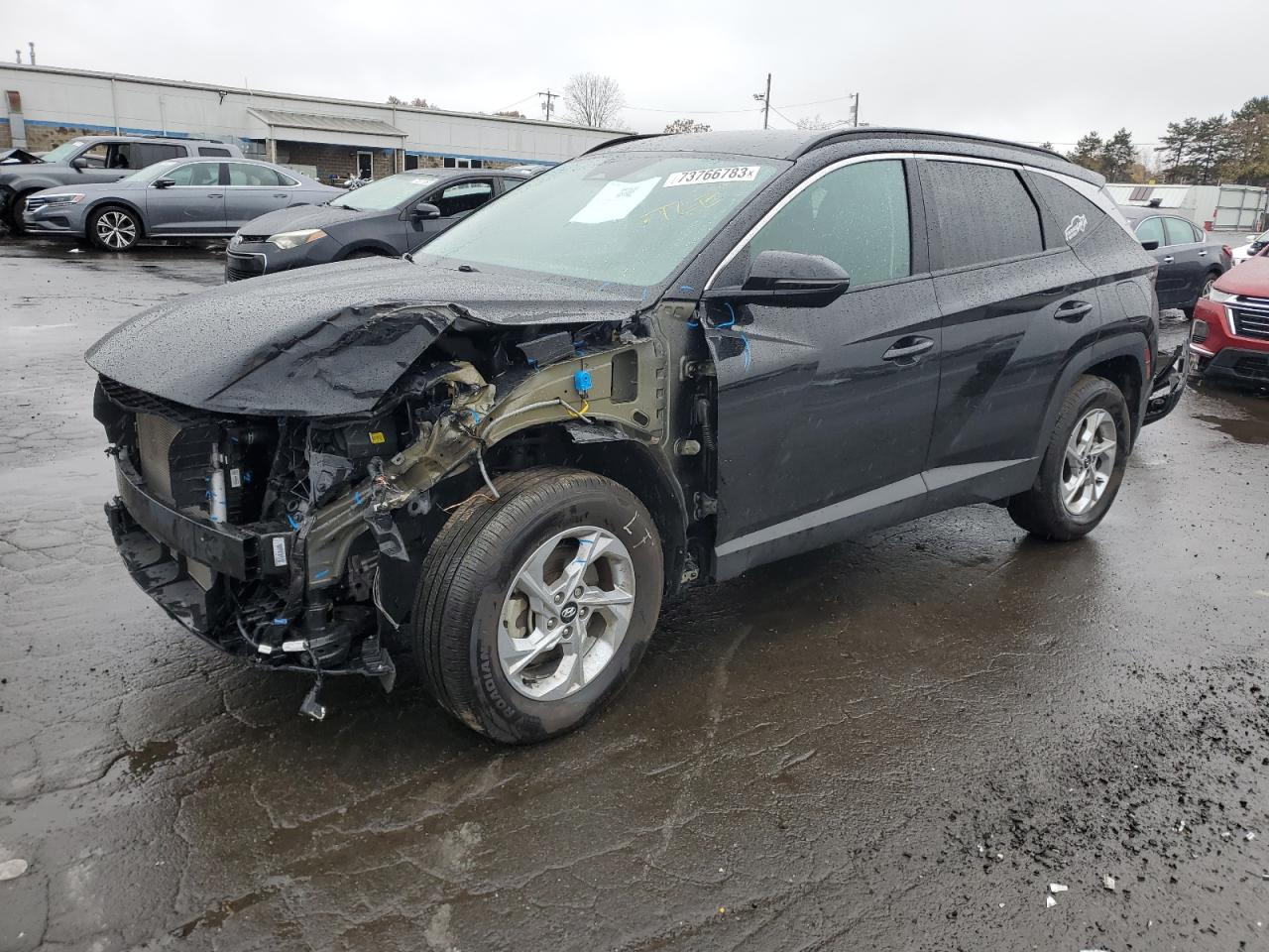Image 1 of 2022 HYUNDAI TUCSON SEL 2022 with VIN 5NMJBCAE6NH109659