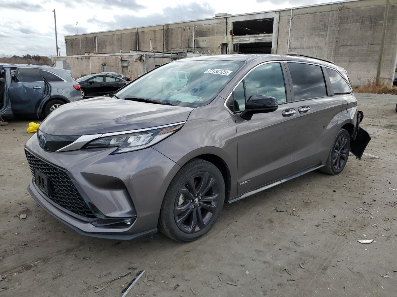 Image 1 of 2021 TOYOTA SIENNA XSE 2021 with VIN 5TDDRKECXMS019308