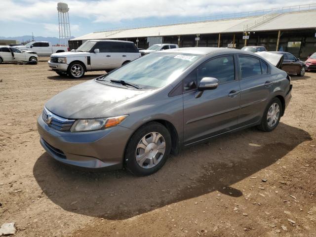 Image 1 of 2012 HONDA CIVIC HYBRID 2012 with VIN JHMFB4F2XCS006299