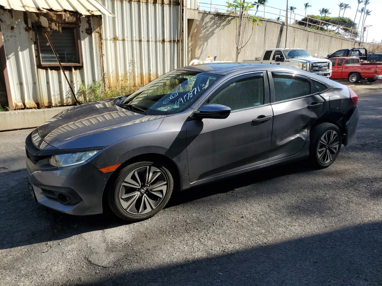 Image 1 of 2018 HONDA CIVIC EX 2018 with VIN 2HGFC1E37JH646466