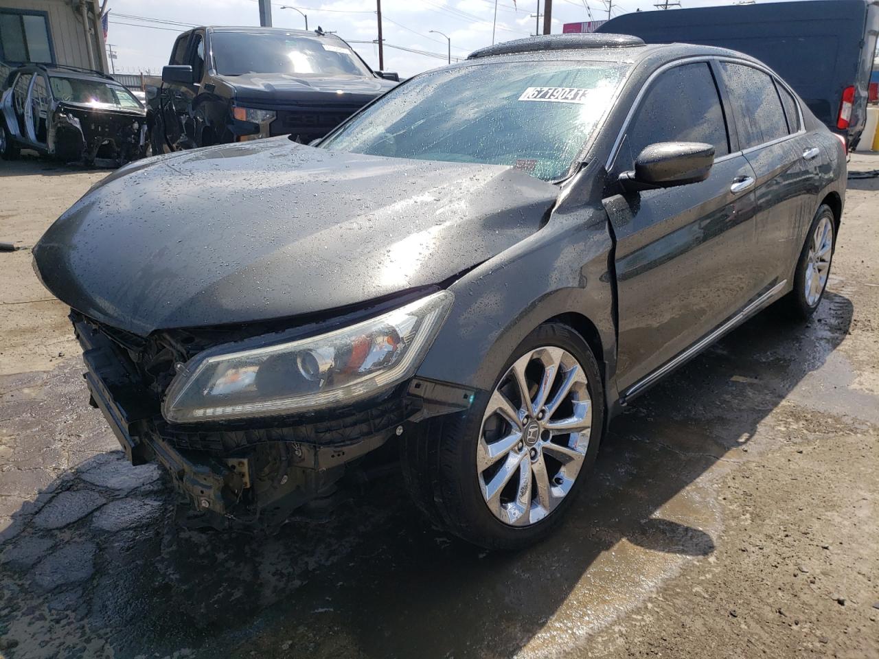 Image 1 of 2014 HONDA ACCORD SPORT 2014 with VIN 1HGCR2F51EA163888