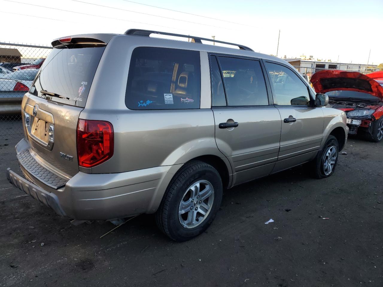 Изображение 3 2004 HONDA PILOT EXL 2004 с VIN 2HKYF18604H580780
