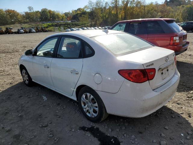 Image 2 of 2010 HYUNDAI ELANTRA BLUE 2010 with VIN KMHDU4AD2AU187374