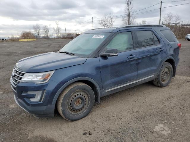 Image 1 of 2017 FORD EXPLORER XLT 2017 with VIN 1FM5K8D89HGA38422