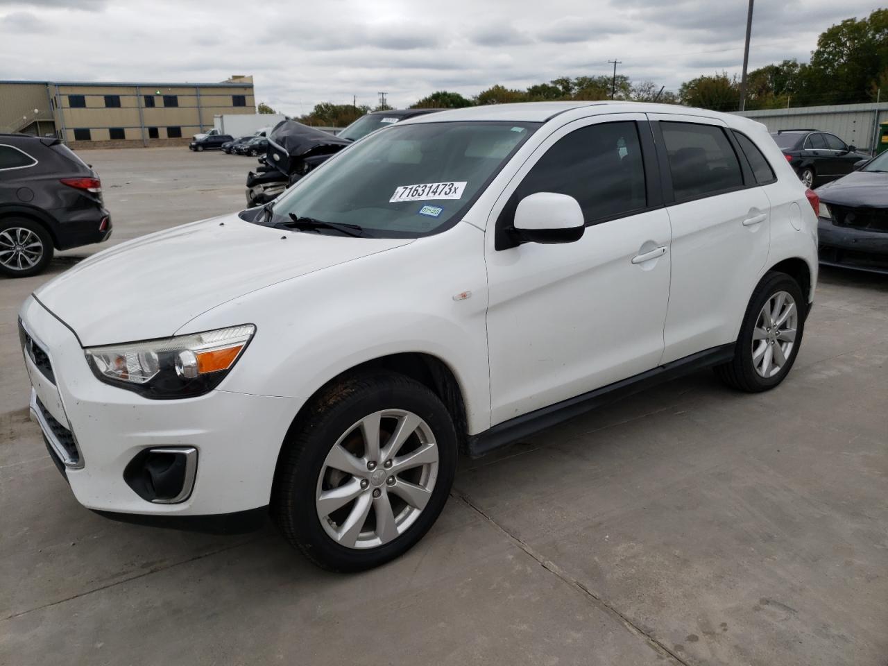 Изображение 1 2015 MITSUBISHI OUTLANDER SPORT ES 2015 с VIN 4A4AP3AU6FE036184