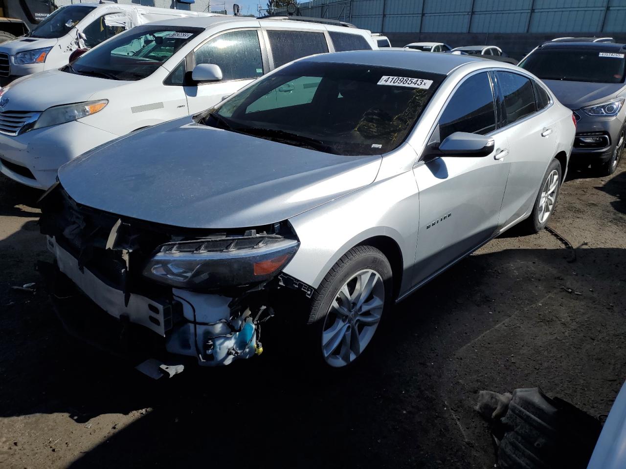 Image 1 of 2018 CHEVROLET MALIBU LT 2018 with VIN 1G1ZD5ST8JF102265