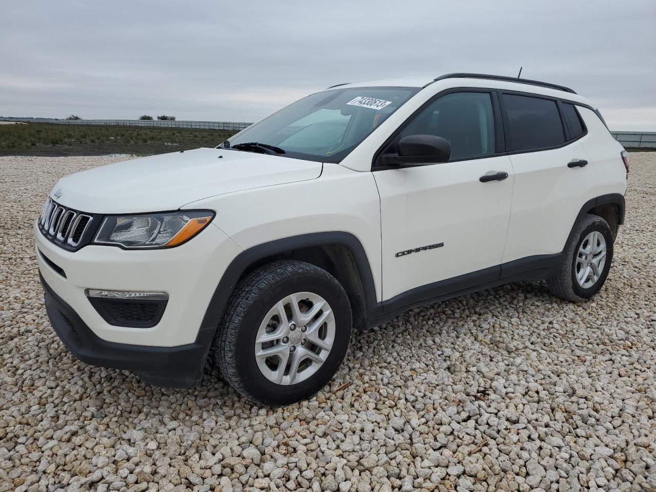 Image 1 of 2018 JEEP COMPASS SPORT 2018 with VIN 3C4NJCAB9JT214977
