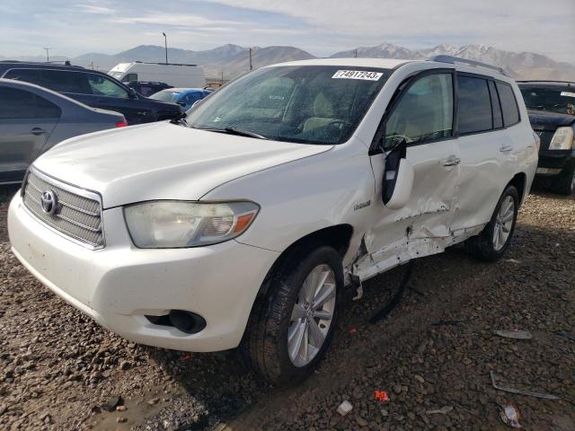 Image 1 of 2008 TOYOTA HIGHLANDER HYBRID 2008 with VIN JTEEW41A182016593