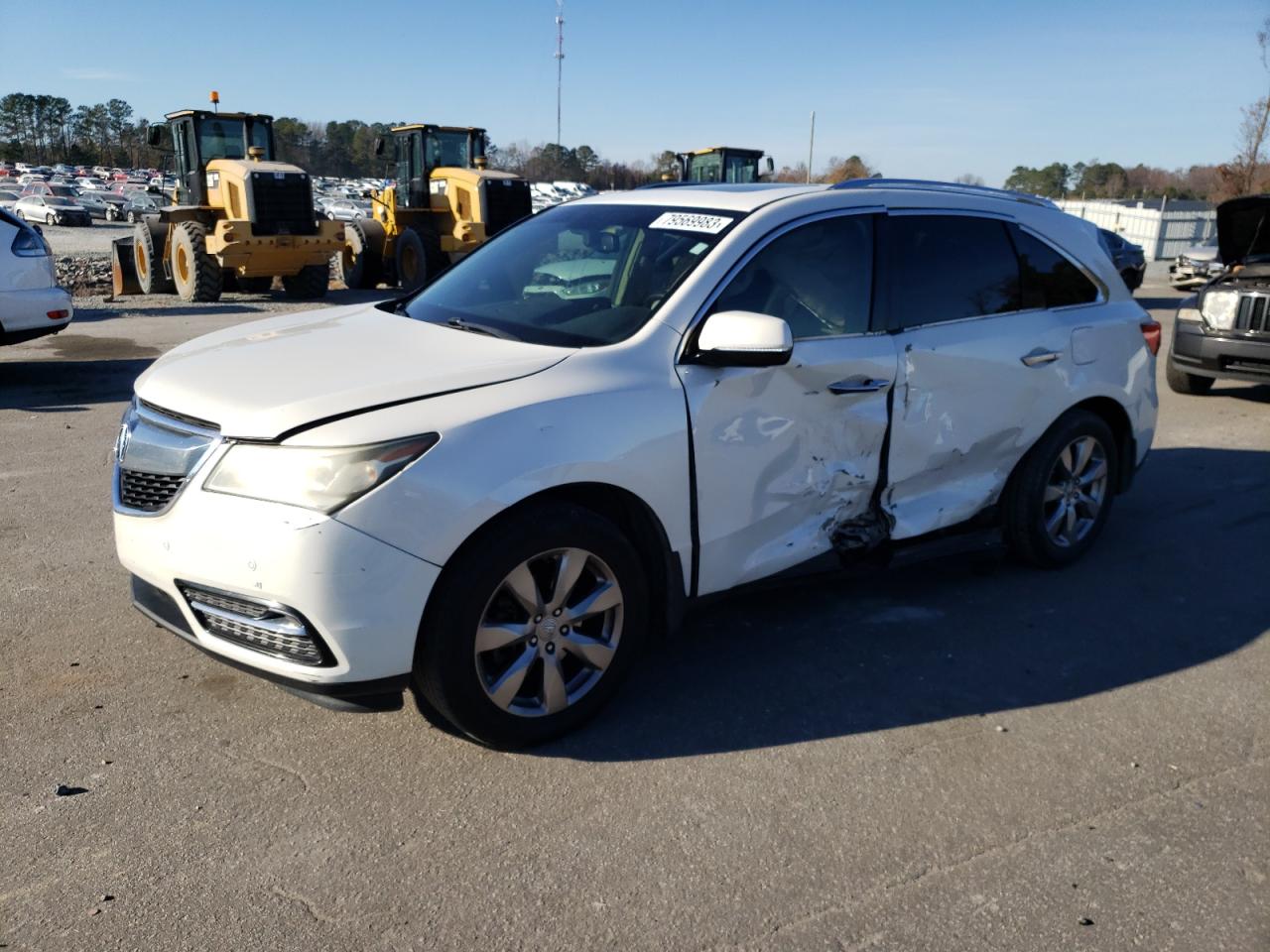 Obraz 1 z 2014 ACURA MDX ADVANCE 2014 z VIN 5FRYD3H85EB001154