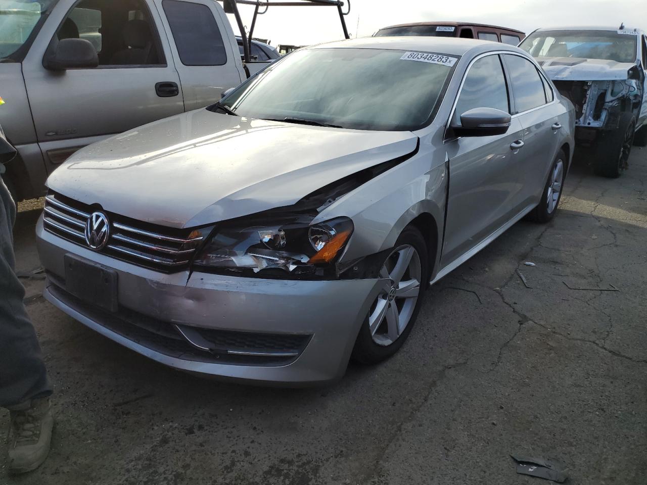 Image 1 of 2012 VOLKSWAGEN PASSAT SE 2012 with VIN 1VWBP7A36CC106099
